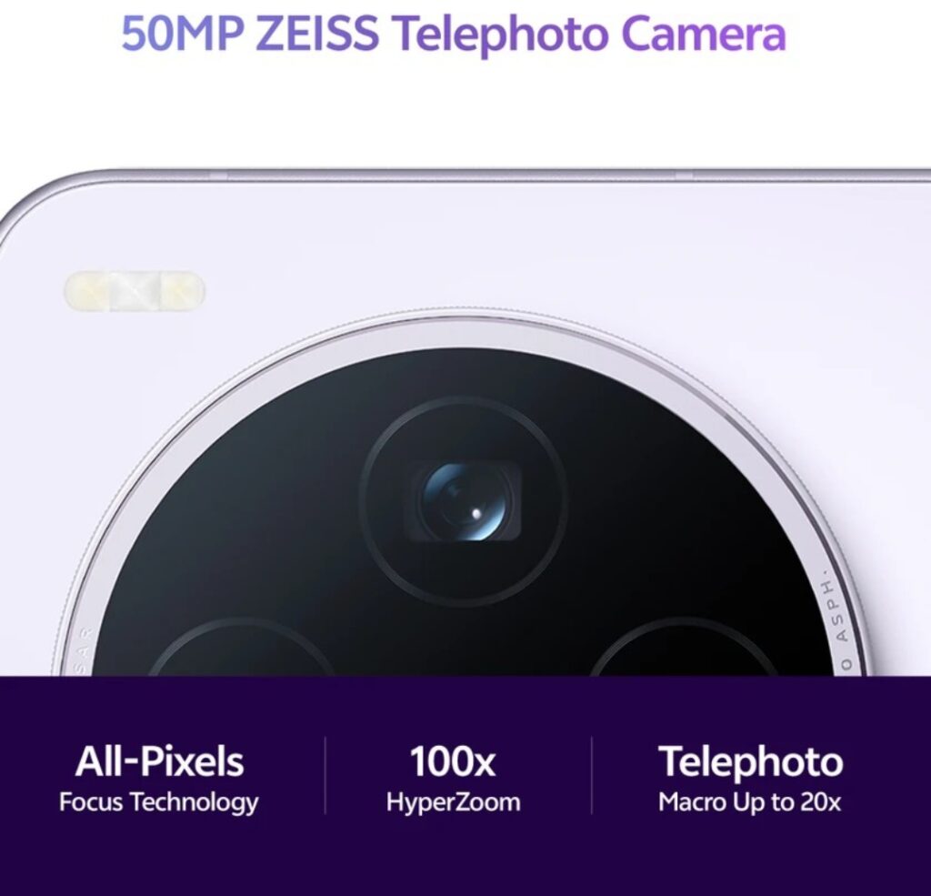 Zeiss camera smartphone vivo x200t 100x zoom